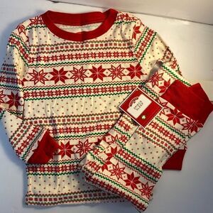 NWT unisex toddlers two-piece Christmas pajamas